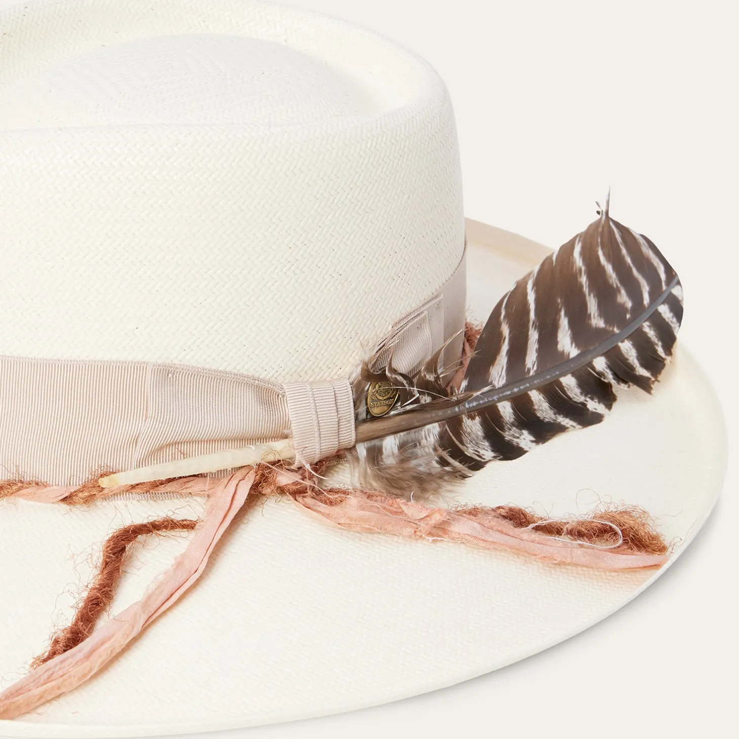 Kings Row Shantung Straw Fedora
