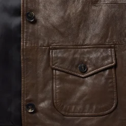 Lamb Leather Cropped Jacket