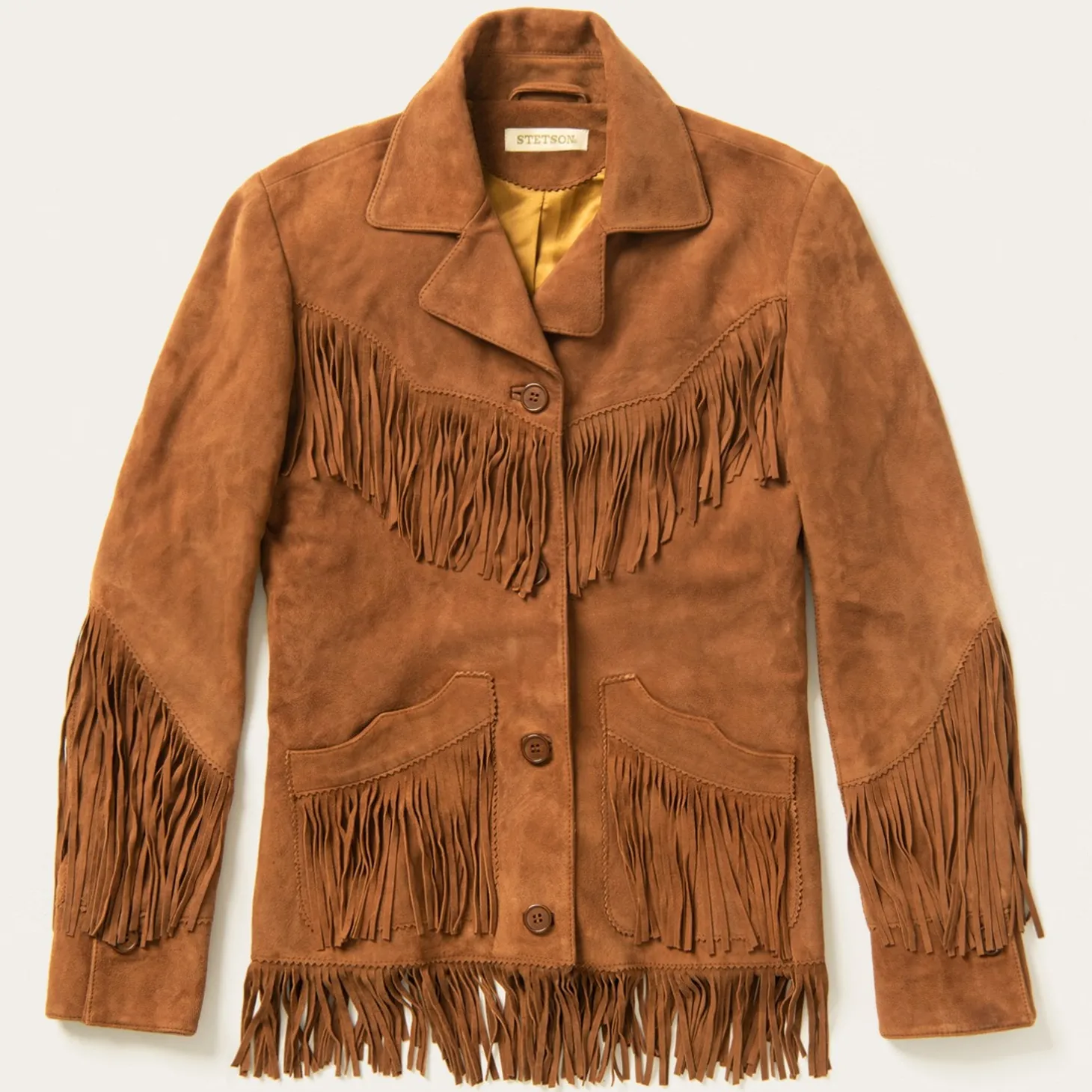 Lamb Suede Fringed Jacket