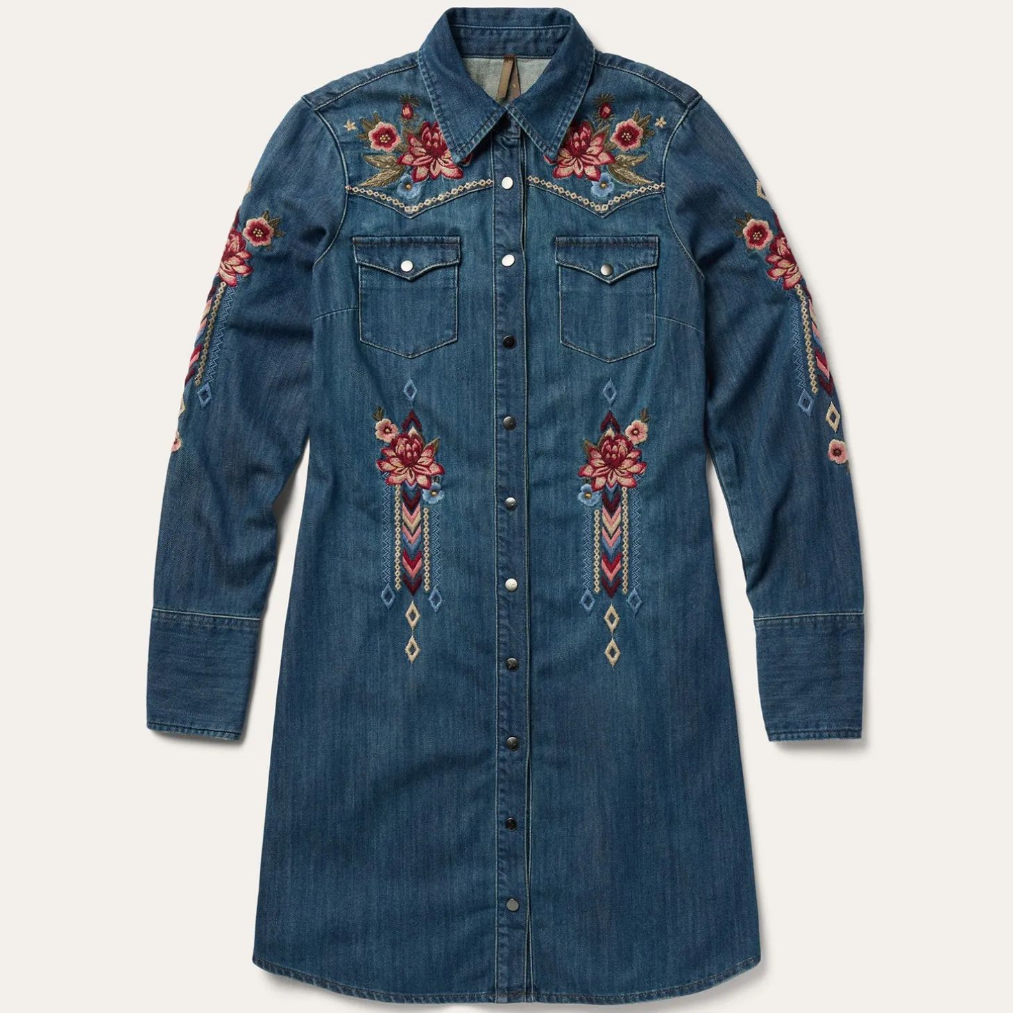 Lavish Denim Shirt Dress