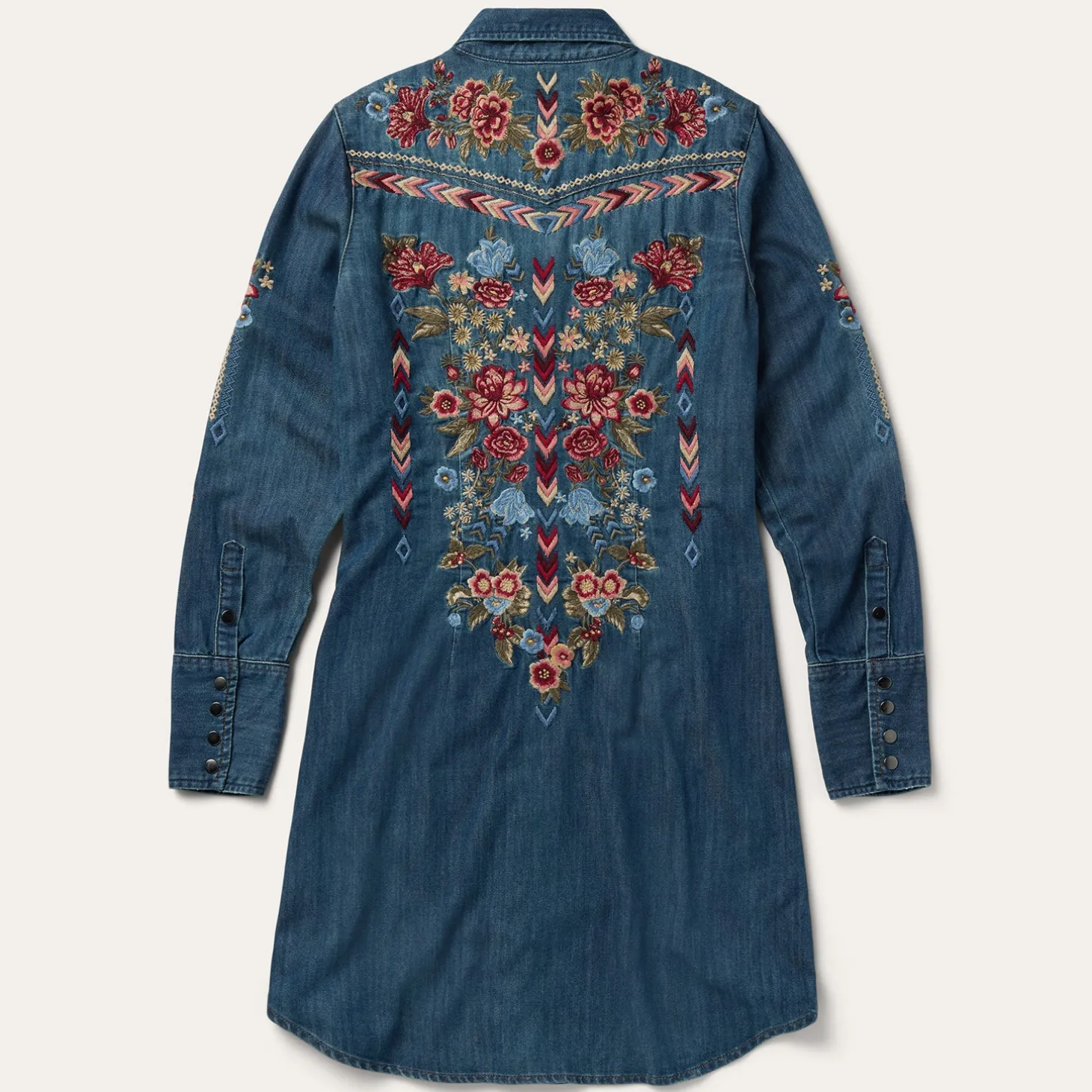 Lavish Denim Shirt Dress