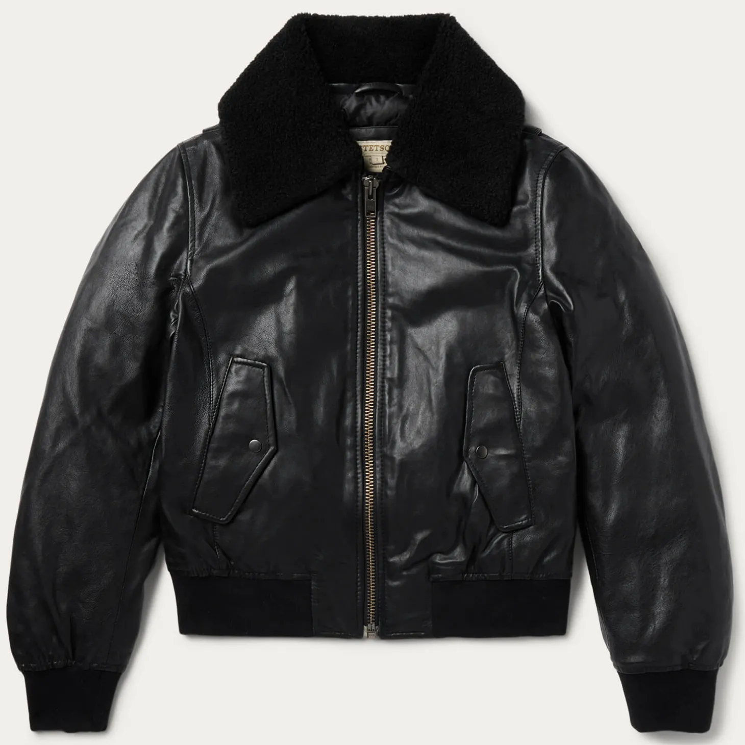 Leather Bomber Jacket