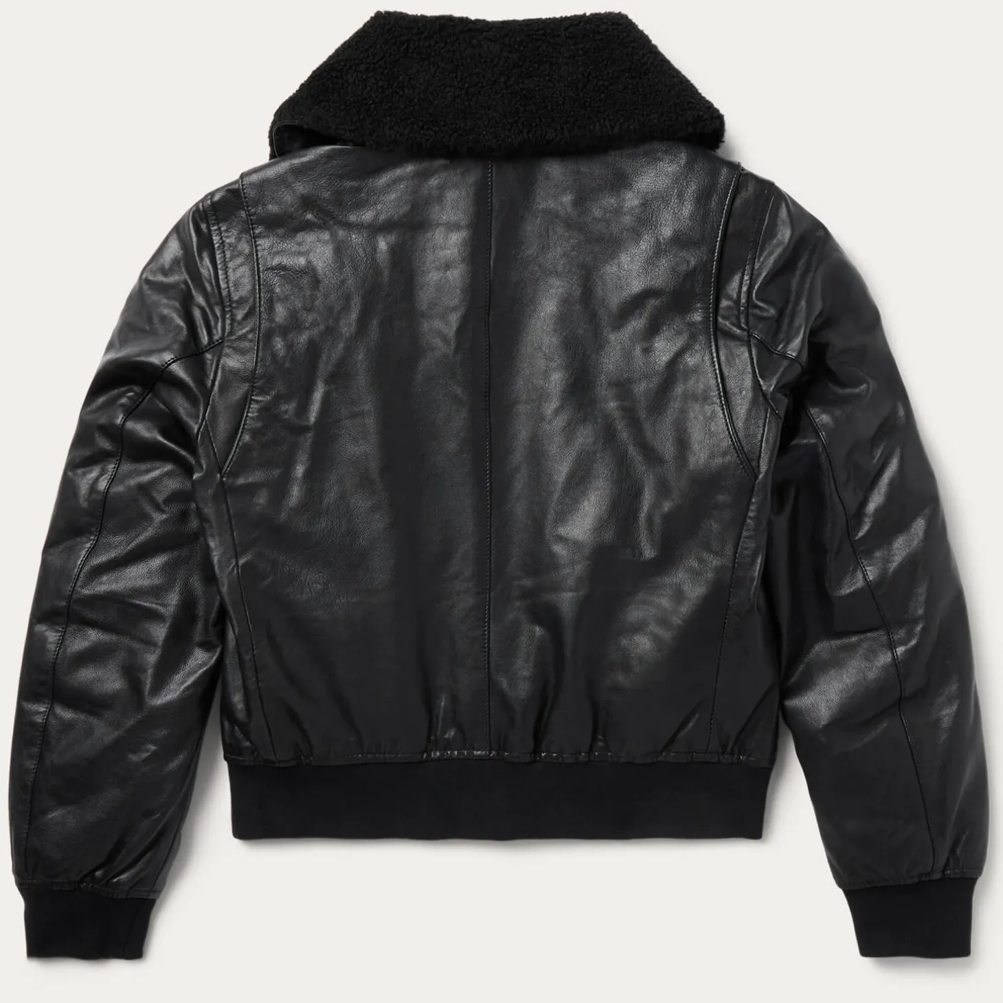 Leather Bomber Jacket