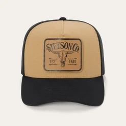 Longhorn Patch Trucker Hat
