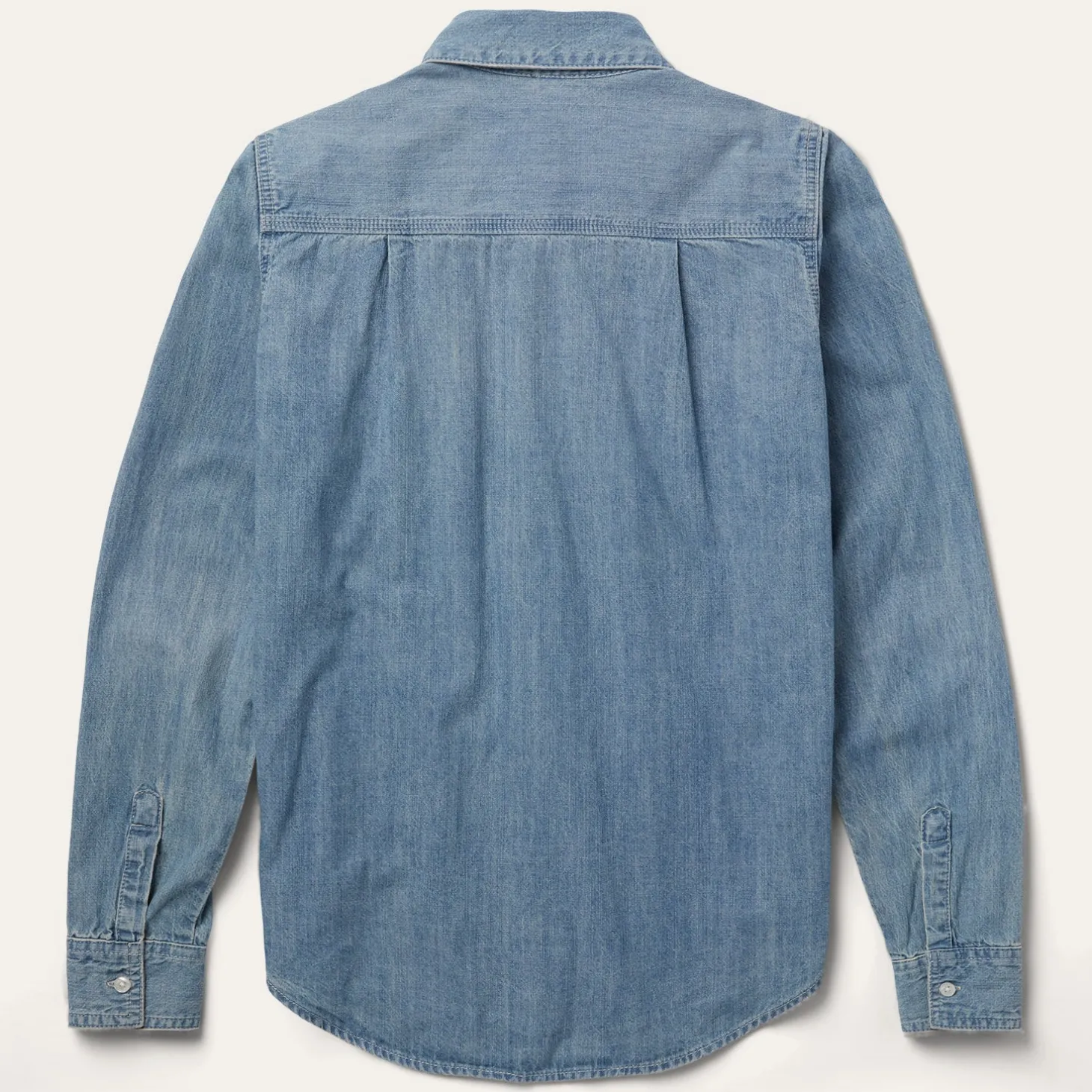 Long-Sleeved Denim Shirt
