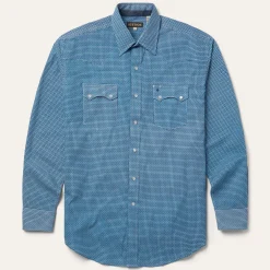 Micro Print Western Shirt