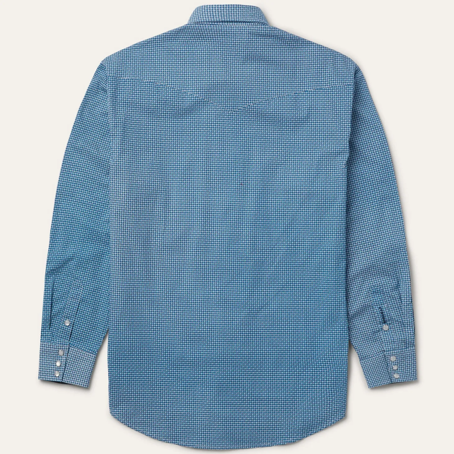Micro Print Western Shirt