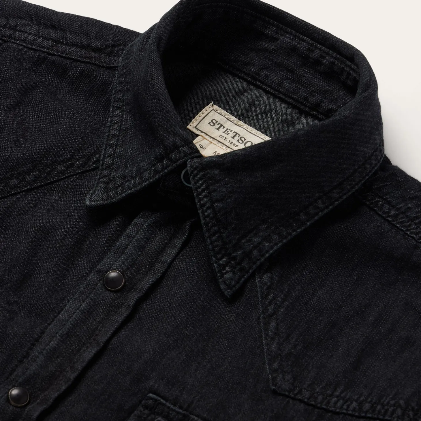 Modern Denim Western Shirt