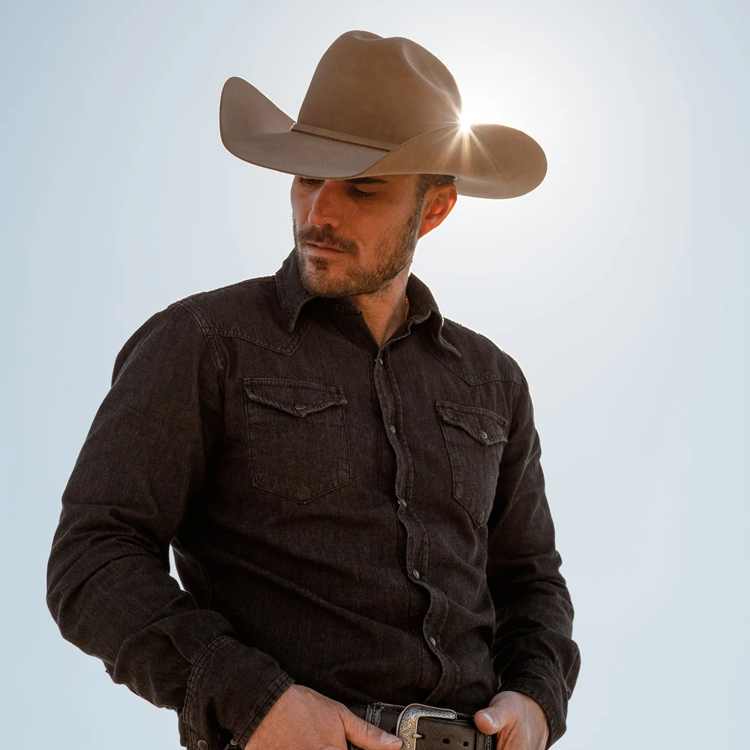 Modern Denim Western Shirt