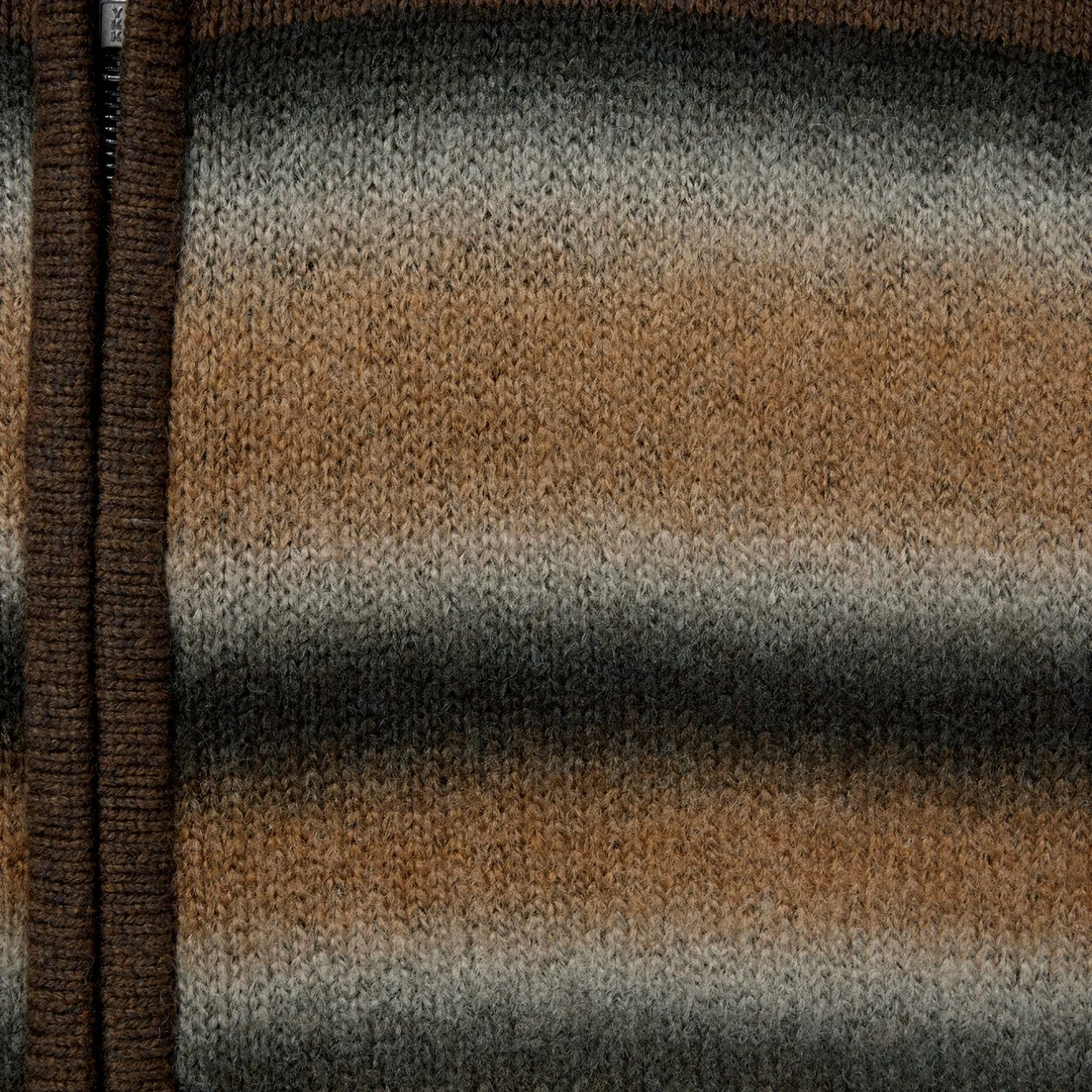 Ombre Border Stripe Cardigan