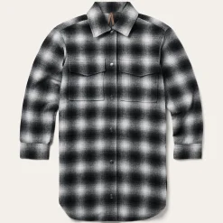 Ombre Oversized Shirt Jacket