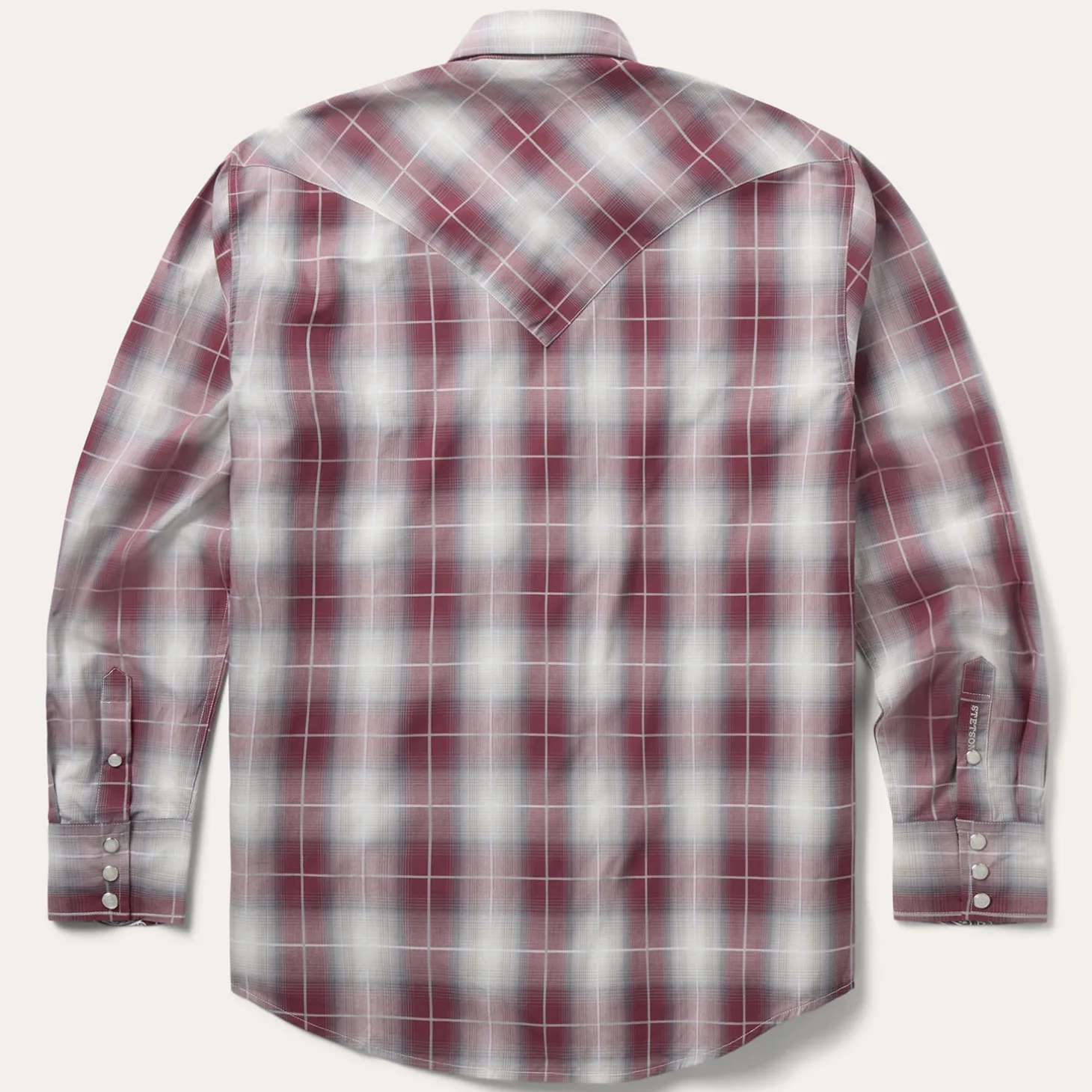Ombre Plaid Western Shirt