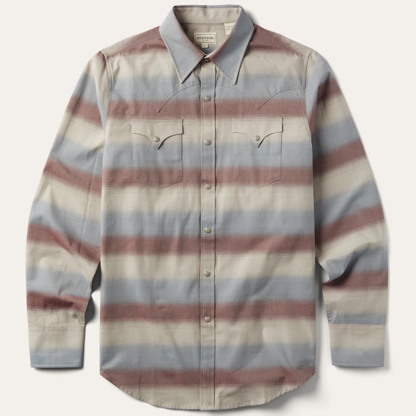 Ombre Stripe Twill Shirt