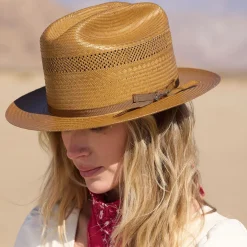 Open Road Vented Straw Cowboy Hat