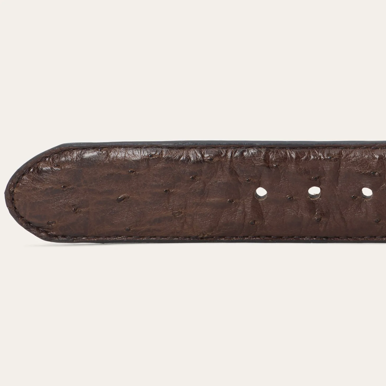 Ostrich Western Tab Belt