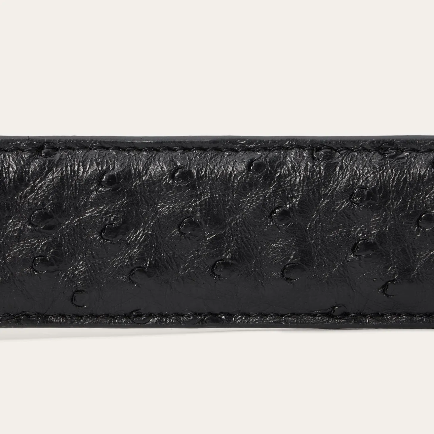 Ostrich Western Tab Belt