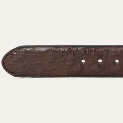 Ostrich Western Tab Belt