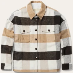 Oversize Plaid Shirt Jacket