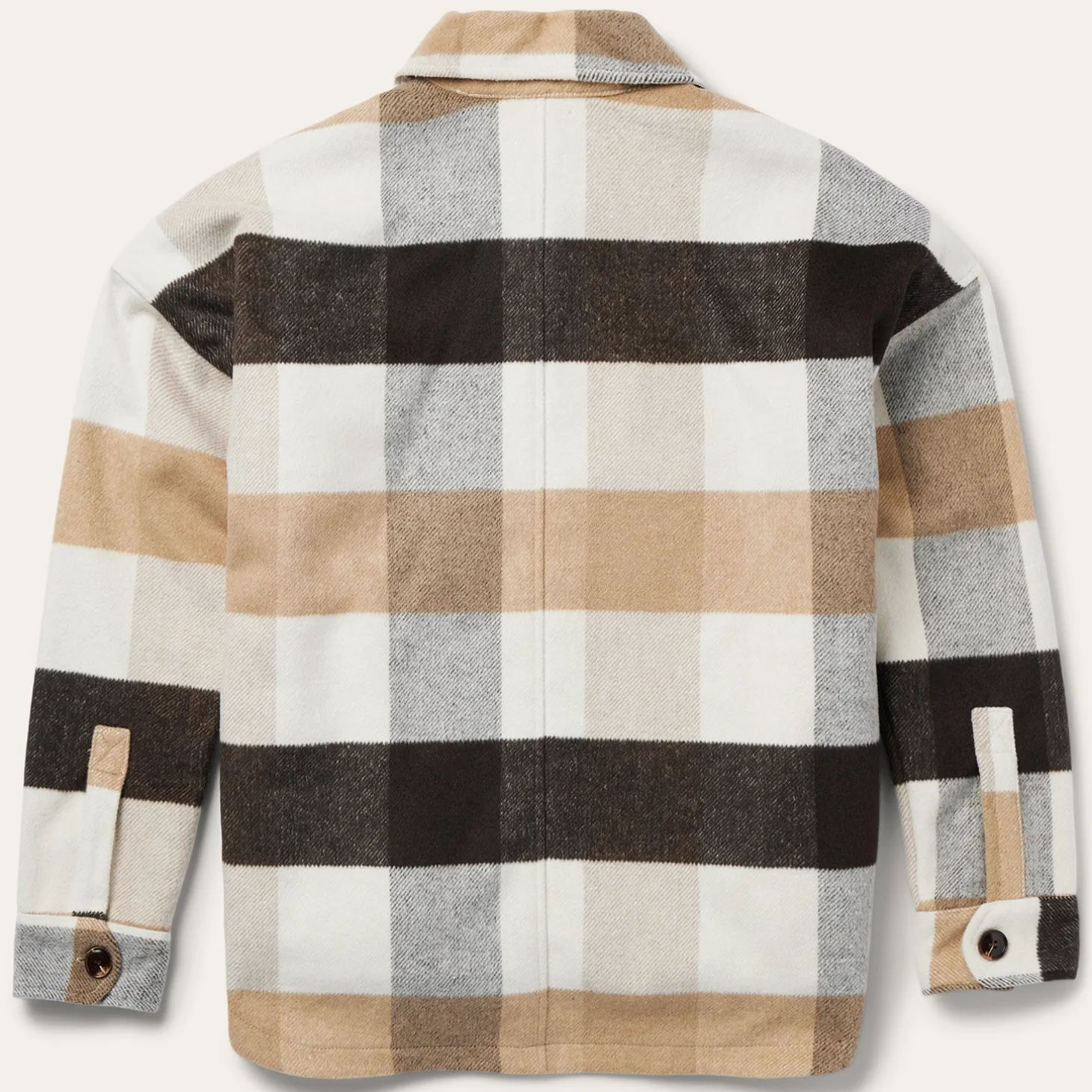 Oversize Plaid Shirt Jacket