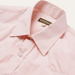 Pink End-On-End Western Shirt