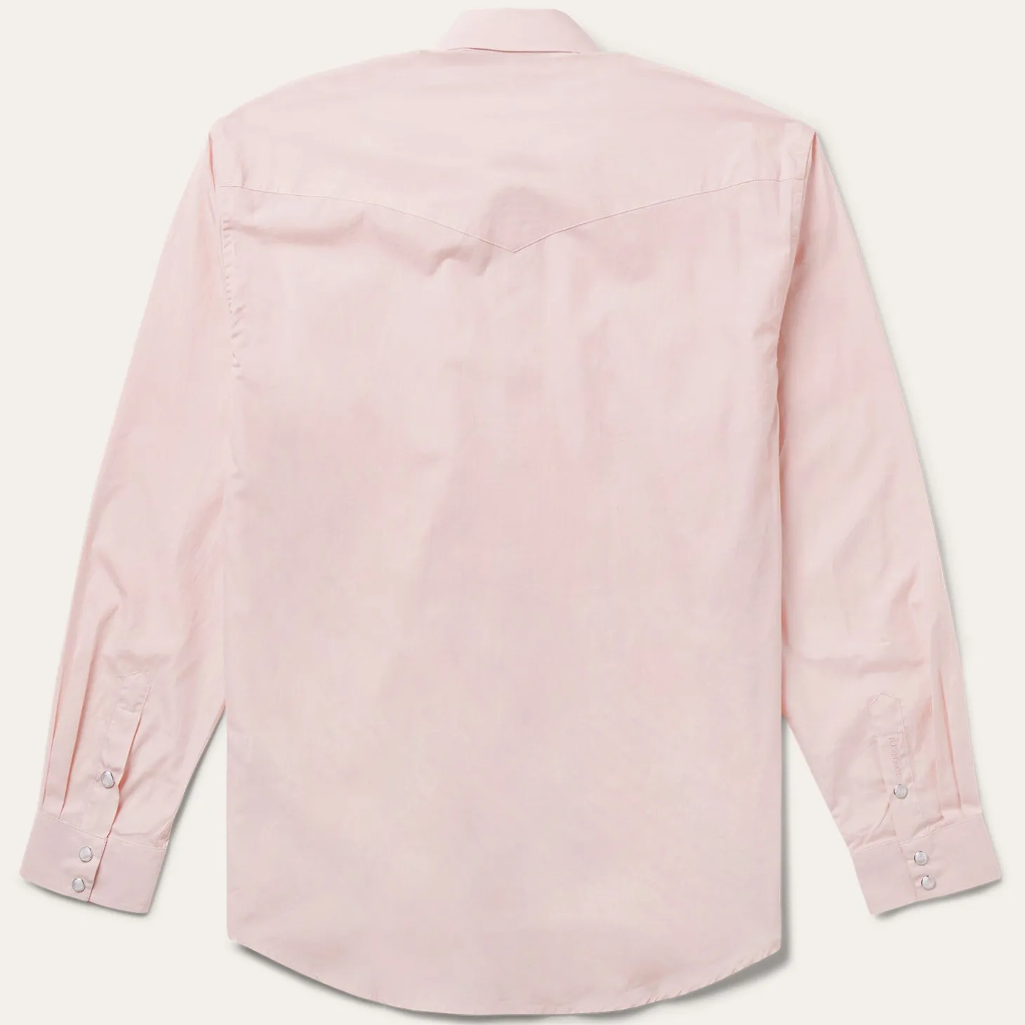 Pink End-On-End Western Shirt