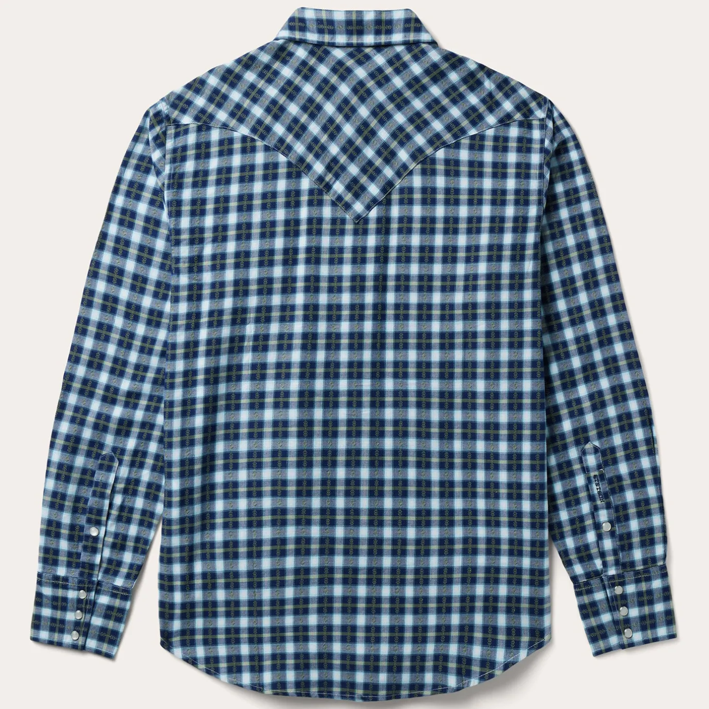 Plaid Twill Dobby Western Shirt