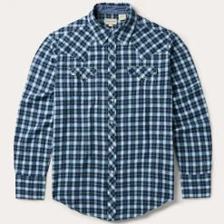 Plaid Twill Dobby Western Shirt