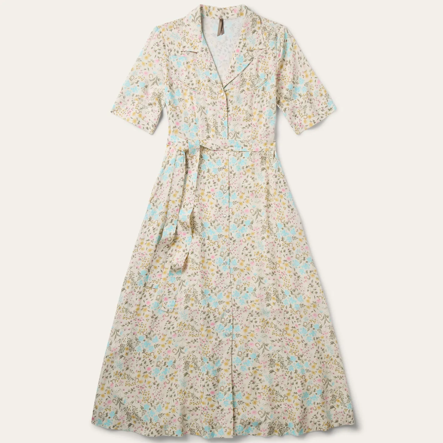 Prairie Floral Short Sleeve Dress