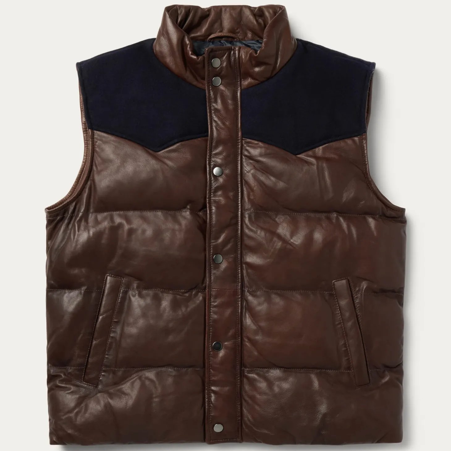 Quilted Leather Vest