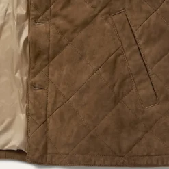 Quilted Suede Jacket