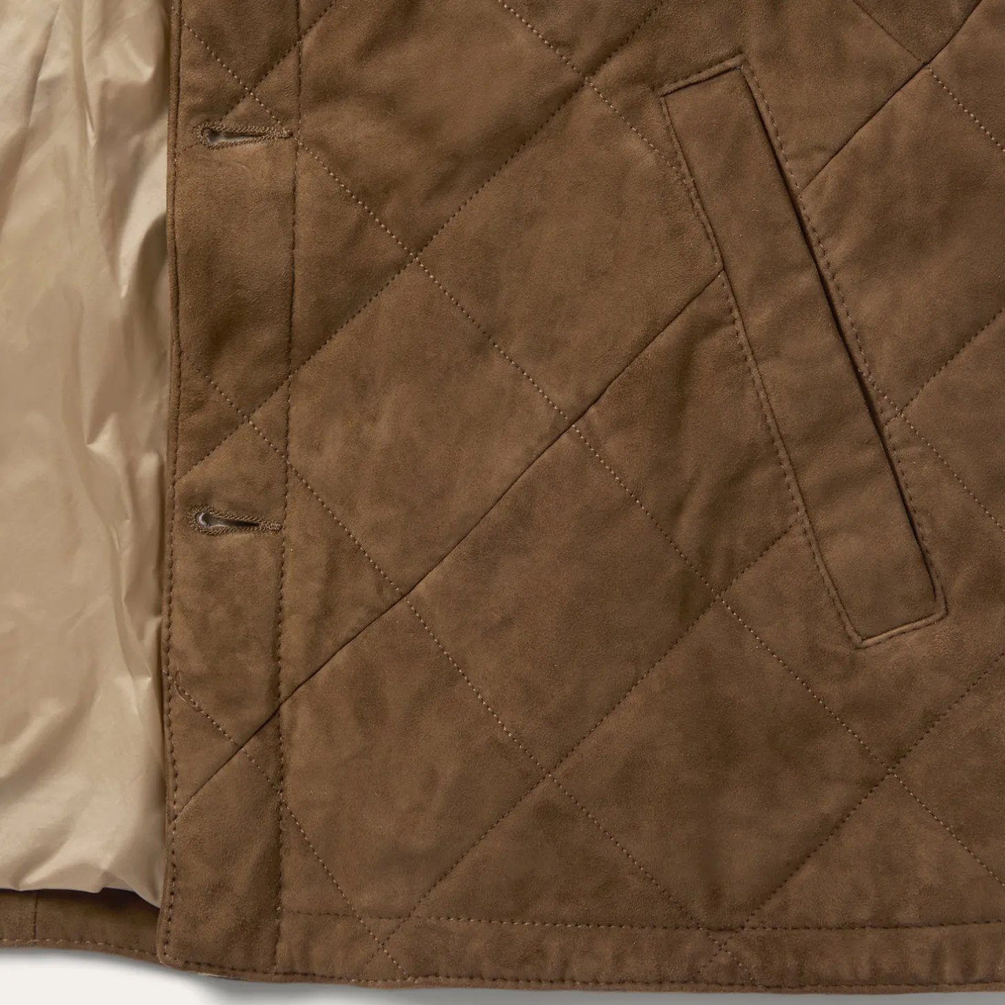 Quilted Suede Jacket