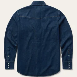 Raw Denim Western Shirt