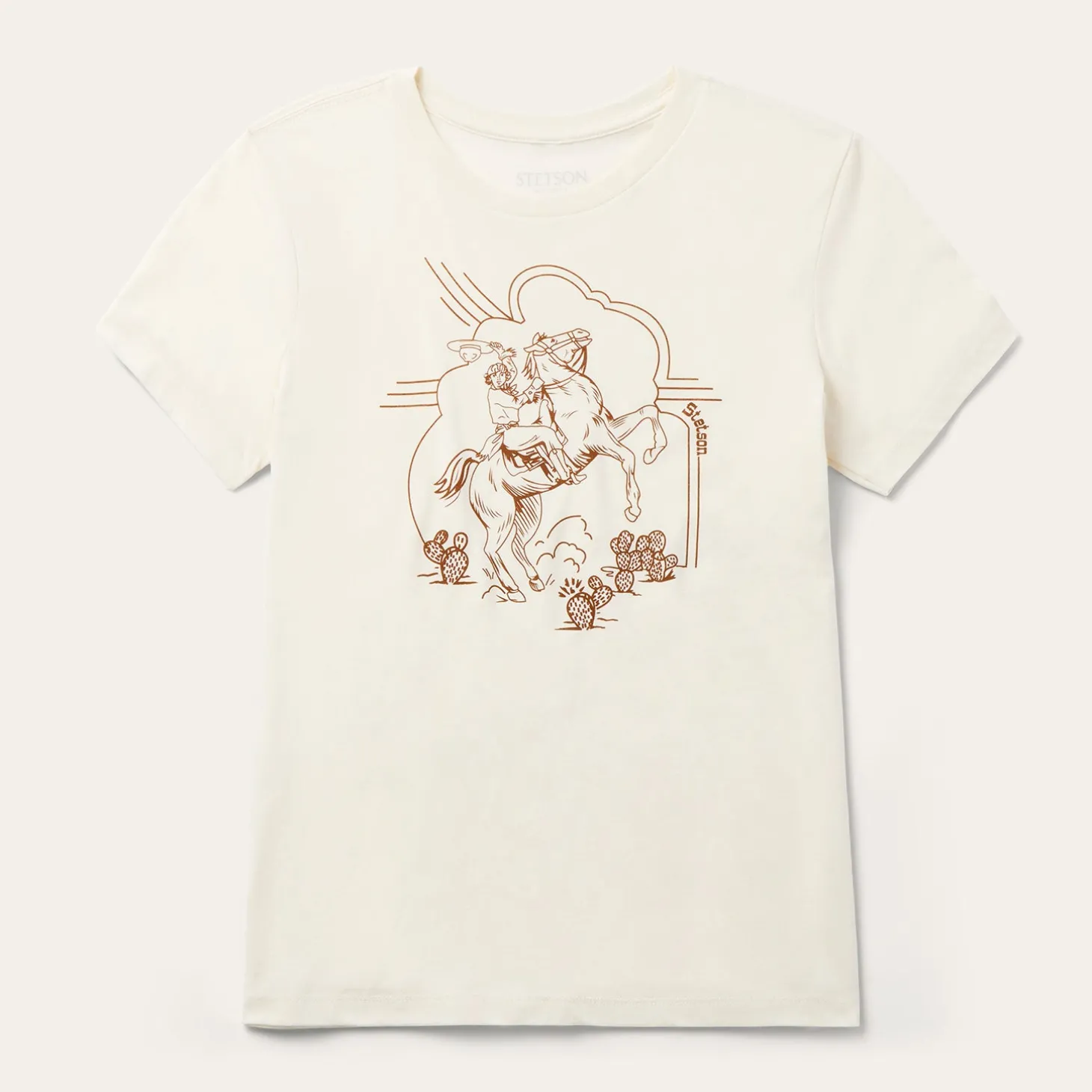 Rearing Cowgirl Graphic Tee