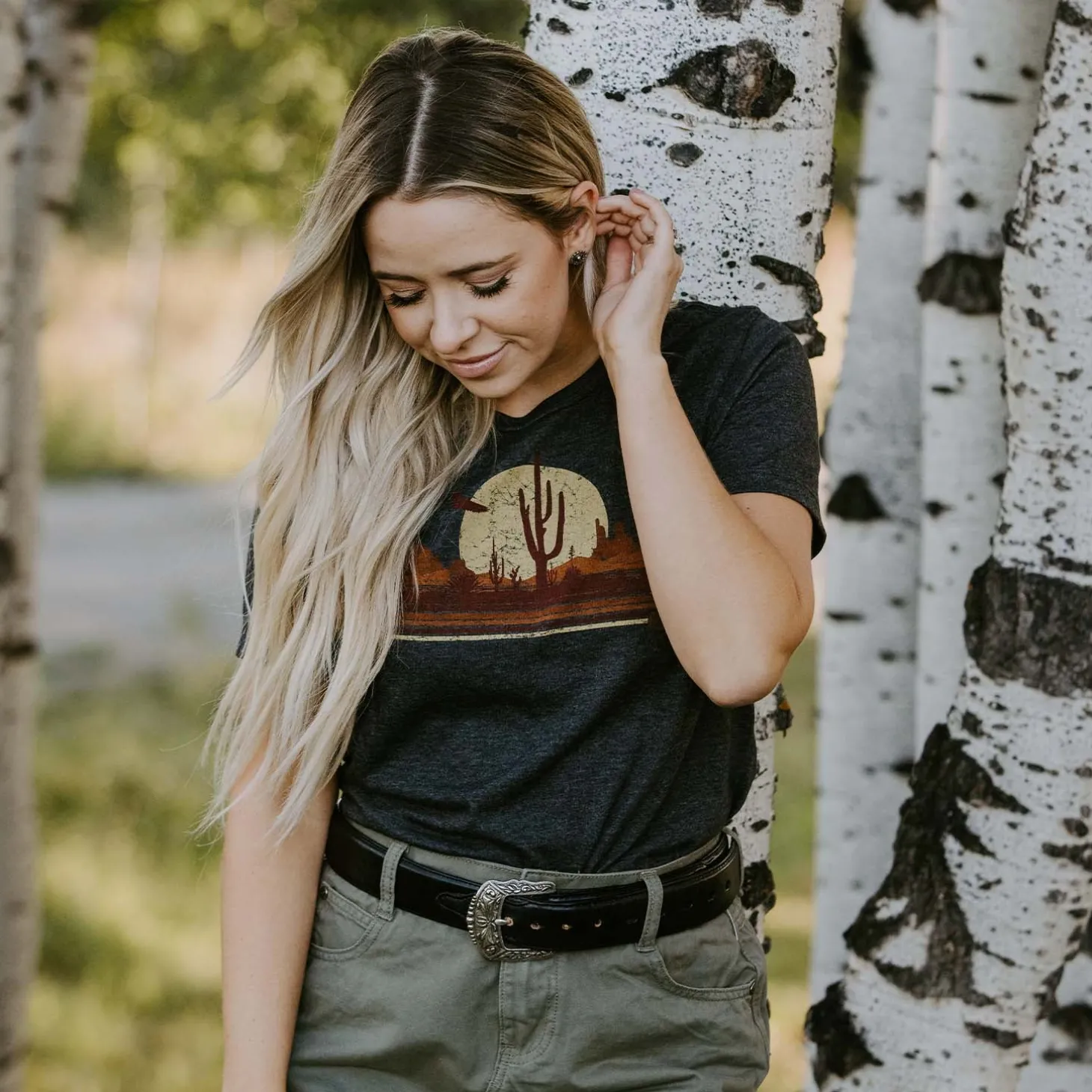 Riding Into The Sunset Graphic Tee