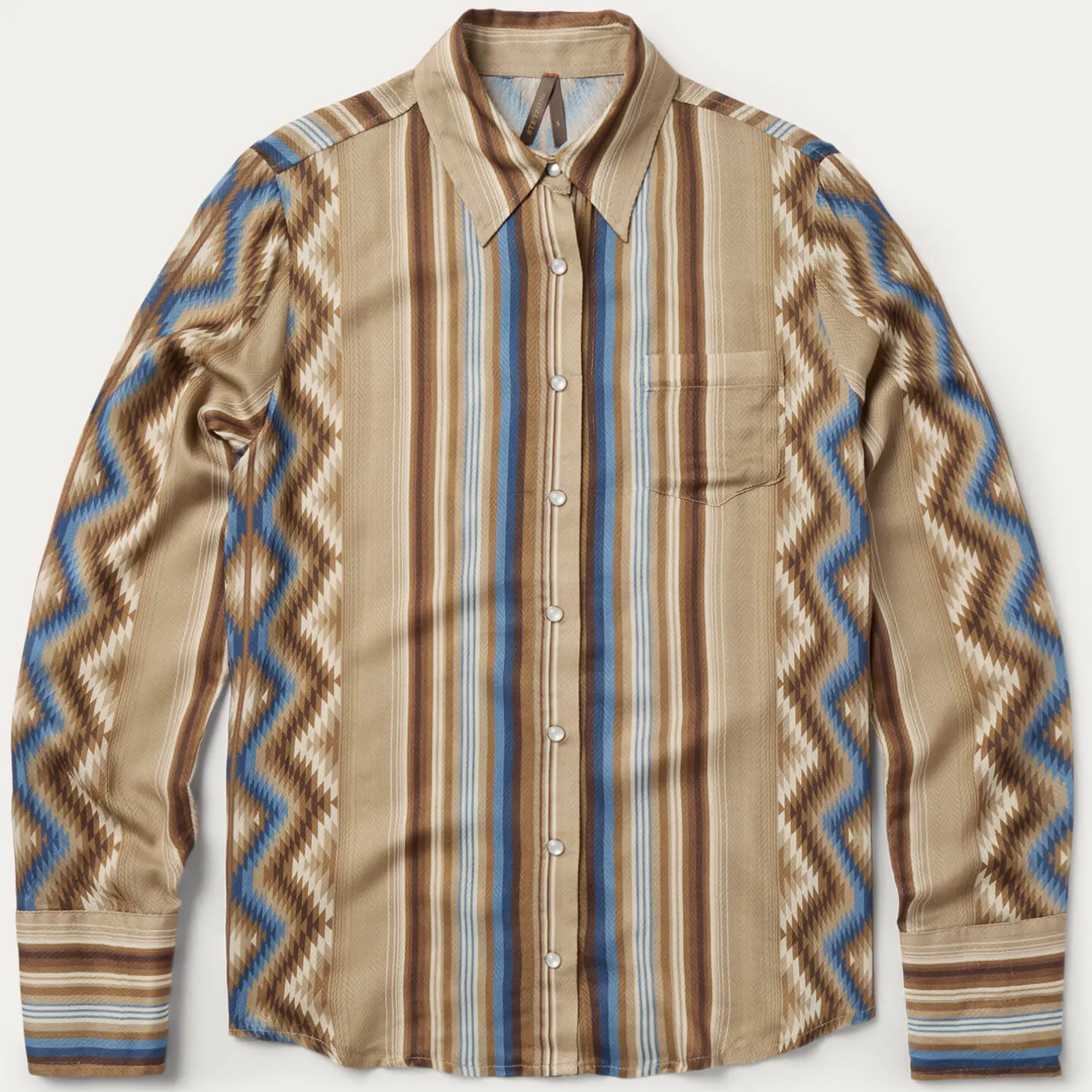 Sand Serape Print Shirt