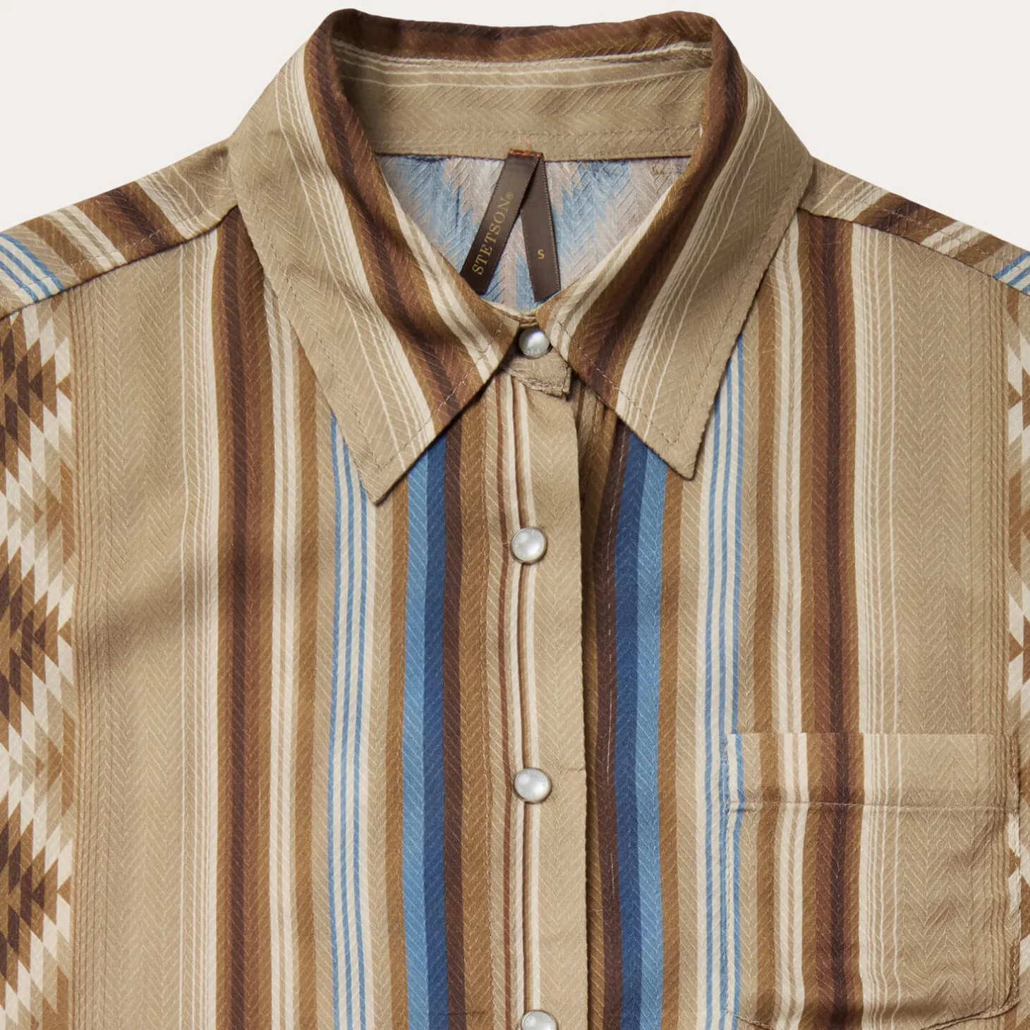 Sand Serape Print Shirt