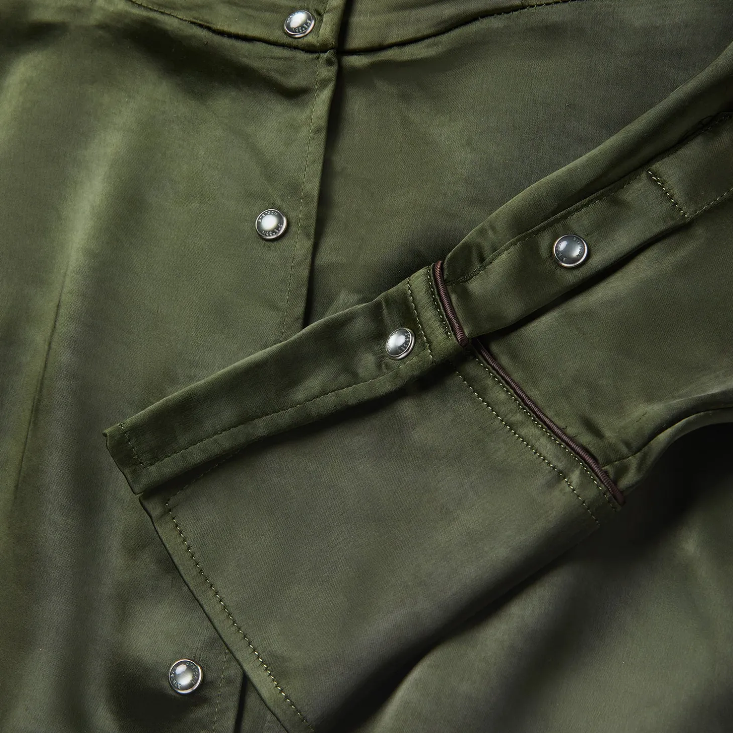 Satin Western Dress