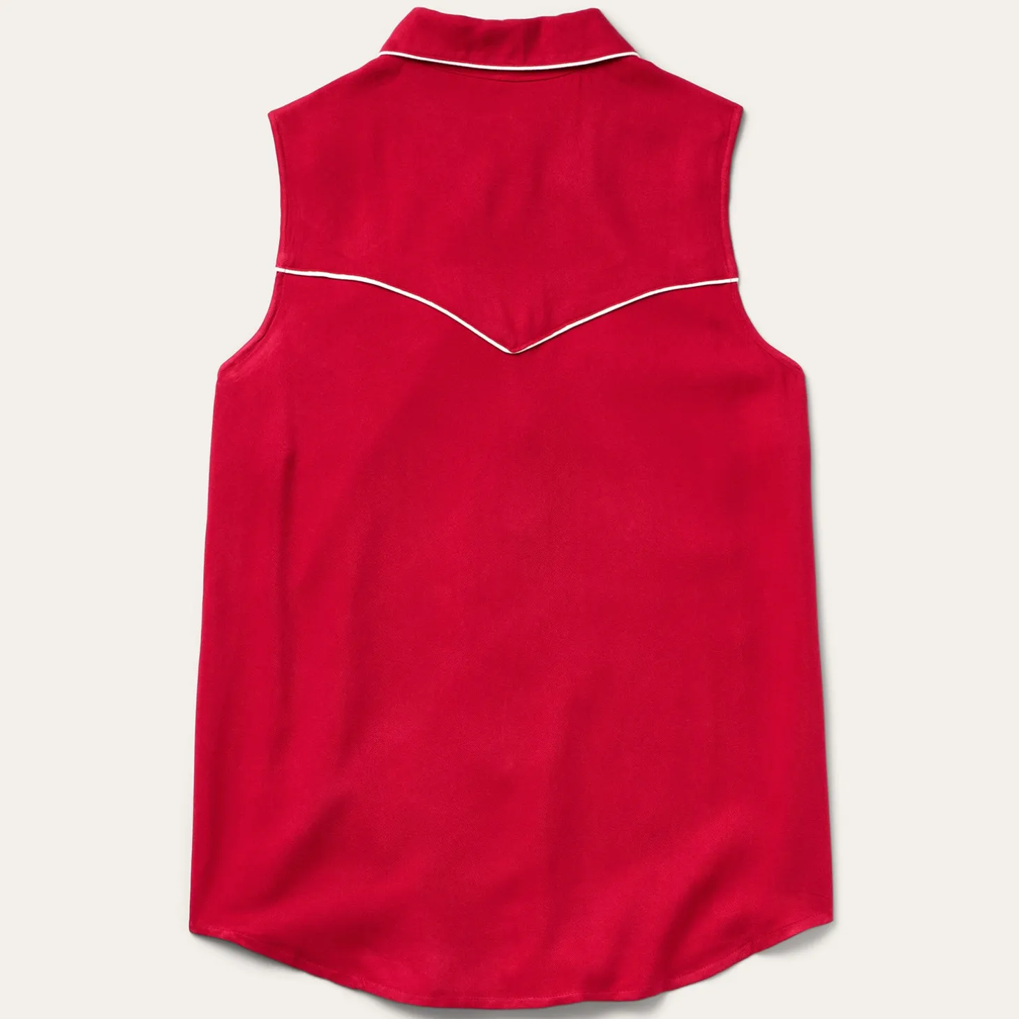Sleeveless Retro Western Shirt