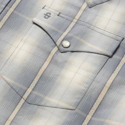 Smoke Diamonds Plaid Western Shirt
