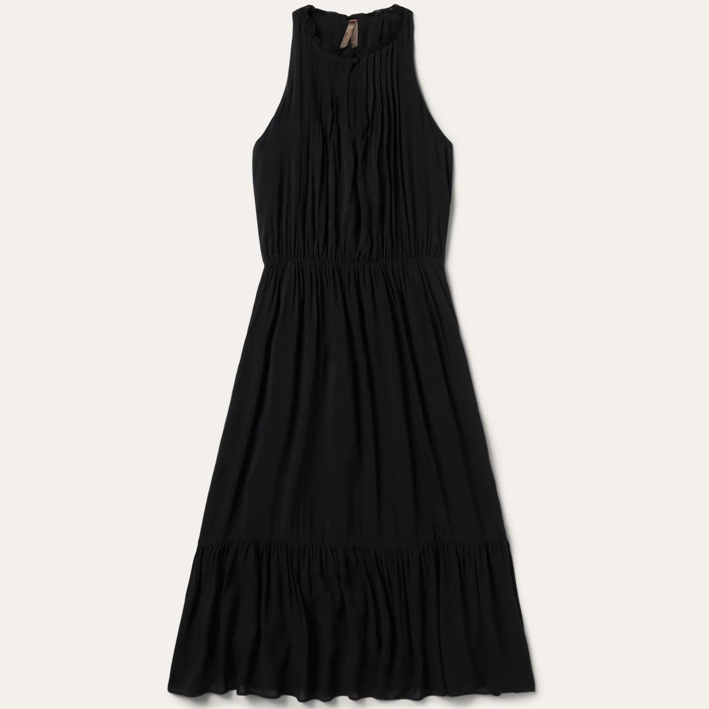 Solid Sleeveless Prairie Dress