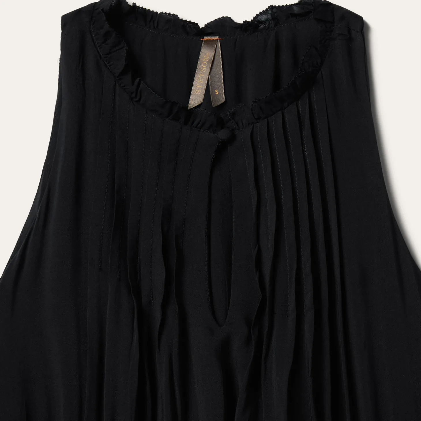 Solid Sleeveless Prairie Dress
