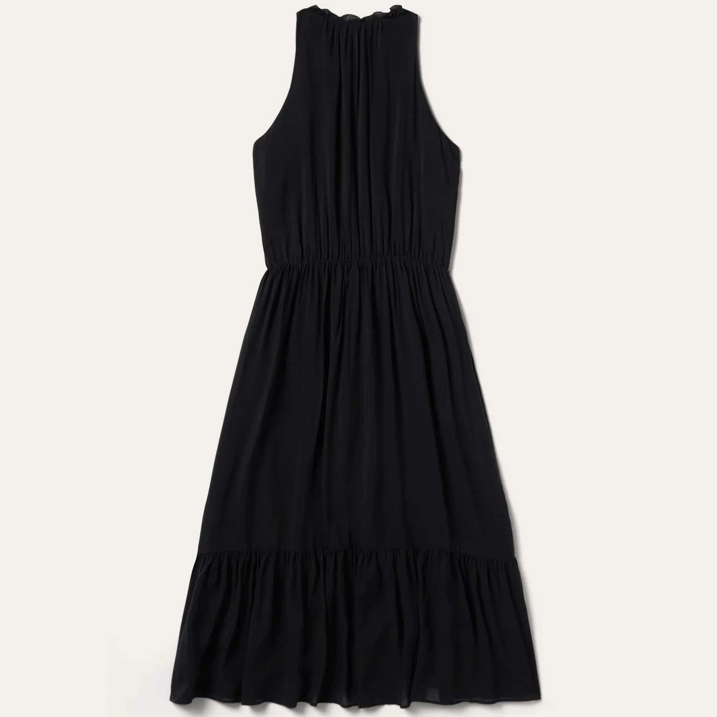 Solid Sleeveless Prairie Dress
