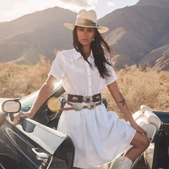Southwestern Concho Wide Belt