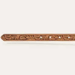 Southwestern Tooled Concho Belt