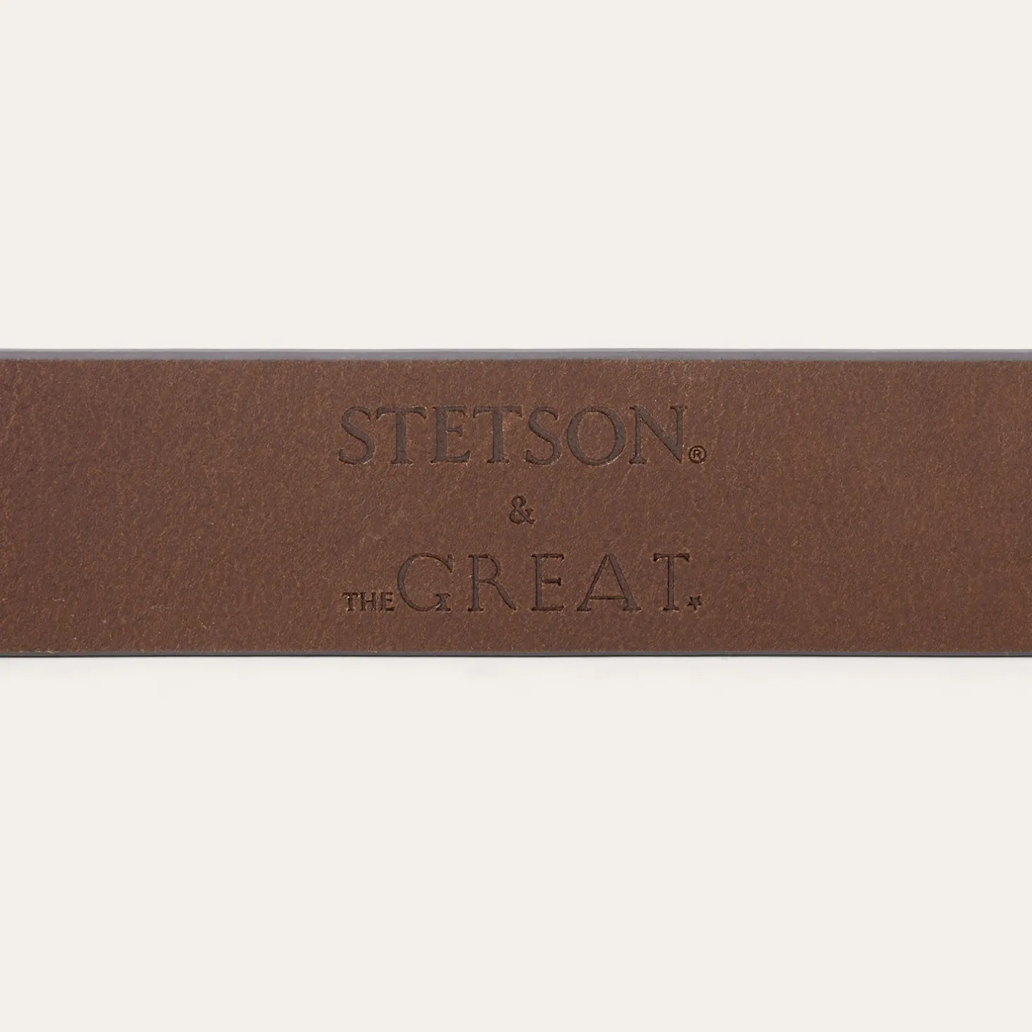 Stetson & THE GREAT. Big Buckle Belt