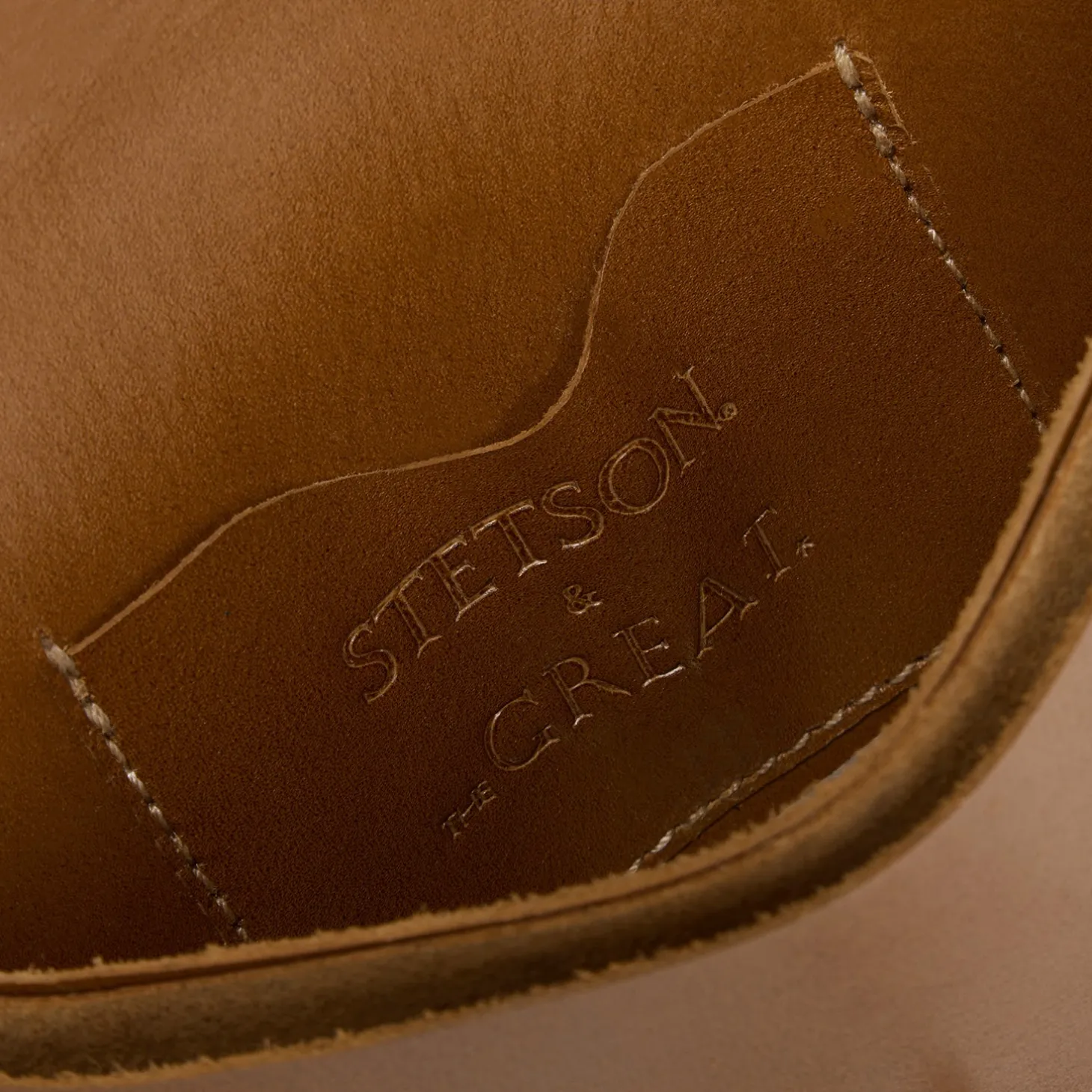 Stetson & THE GREAT. Saddle Stitch Bag