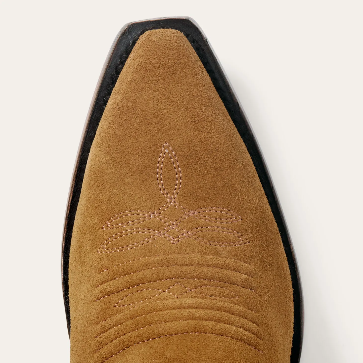 Stetson & THE GREAT. Suede Floral Cowboy Boot