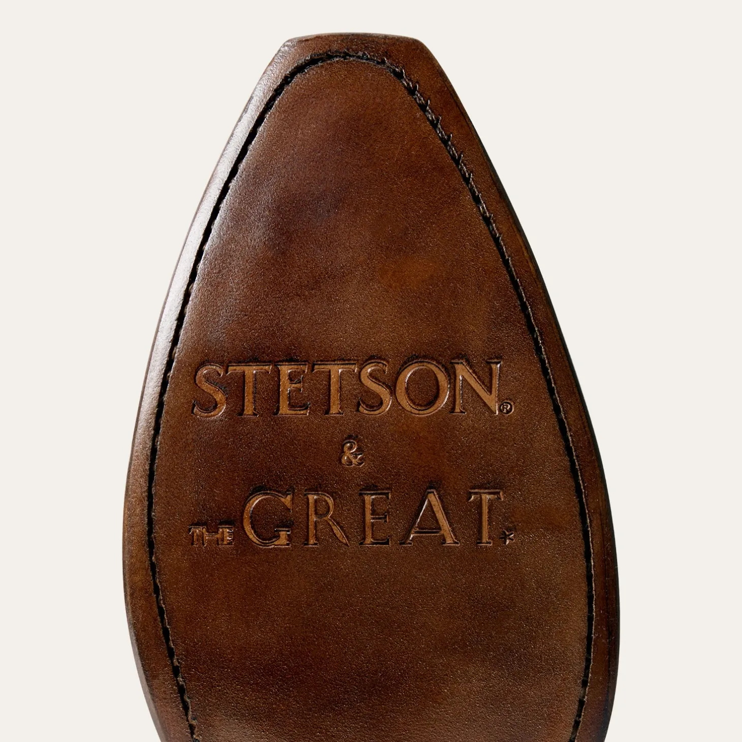 Stetson & THE GREAT. Suede Floral Cowboy Boot