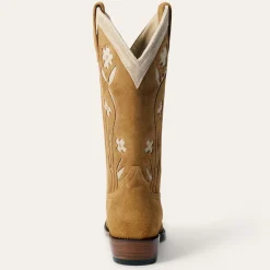 Stetson & THE GREAT. Suede Floral Cowboy Boot