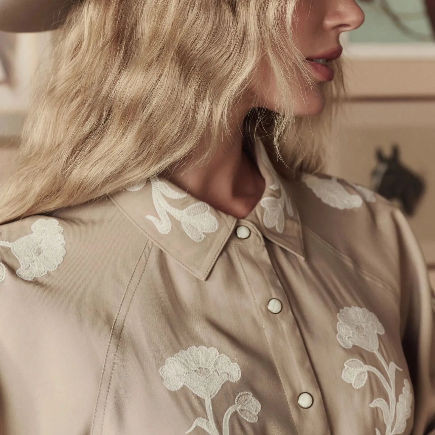 Stetson & THE GREAT. The Western Embroidered Herd Dress